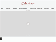 Tablet Screenshot of chelseaclinic.com.sg